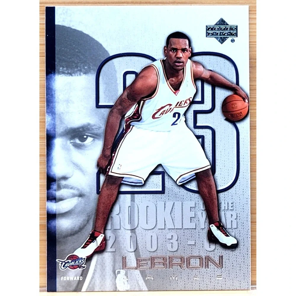 2004-05 UPPER DECK LEBRON JAMES ROOKIE OF THE YEAR #LJ28